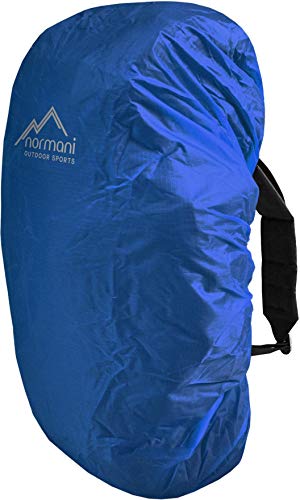 normani Rucksackcover Regenhülle Regenschutz in verschiedenen Größen Farbe Blau Größe XL von normani