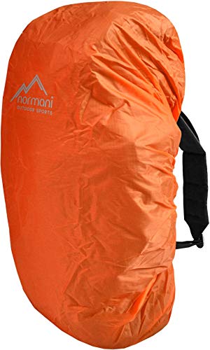 normani Rucksackcover Regenhülle Regenschutz in verschiedenen Größen Farbe Sun-Orange Größe M von normani