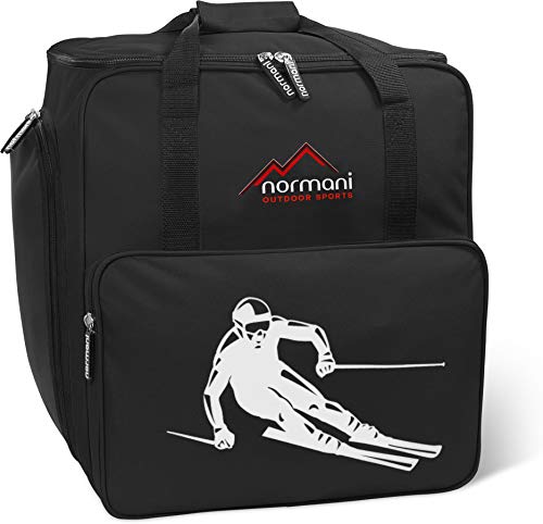 normani Skischuhtasche Helmtasche Skischuhrucksack Alpine DEPO - Limited Edition - Farbe Schwarz von normani