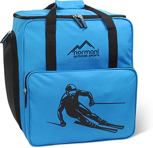normani Skischuhtasche mit separatem Helmfach und Rucksackfunktion Alpine DEPO Farbe Blau von normani