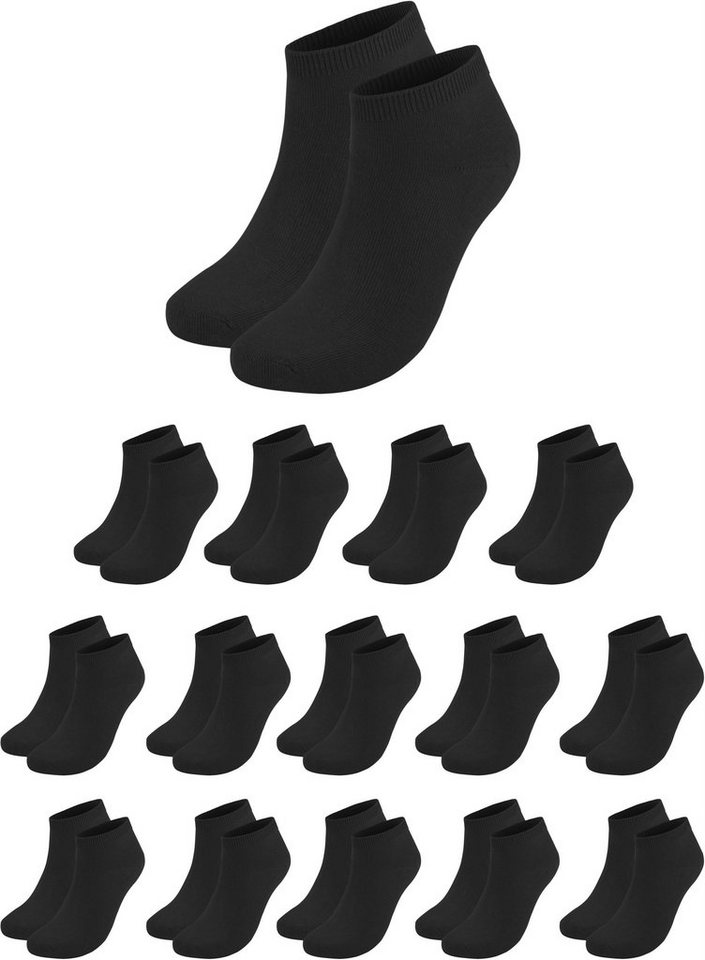 normani Sneakersocken 15 Paar Sneaker American (15er-Set, 15 Paar) handgekettelte Spitze von normani