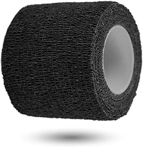normani Survival Tarnband Gewebeklebeband selbsthaftend zur Tarnung von Outdoor Ausrüstungsgegenständen 5 cm x 4,5 m Rolle Farbe Schwarz von normani