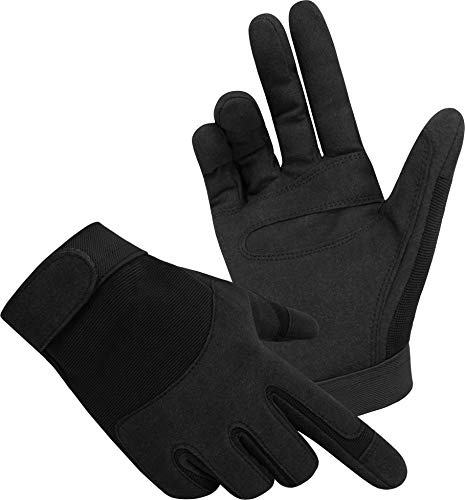 normani Tactical Army Gloves Herrenhandschuhe aus Spezialkunstleder Farbe Schwarz Größe L von normani