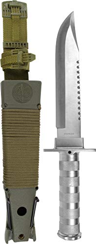 normani Taktisches Messer/Kampfmesser 'Survival' Farbe Silver von normani