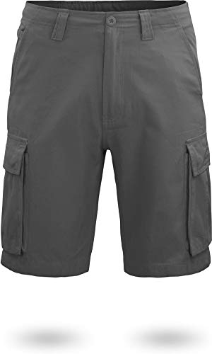 normani US BDU Bermuda Shorts Sport-Frezeithose mit Seitentaschen für Herren aus Bio-Baumwolle S-XXXXL Farbe Anthrazit Größe L von normani