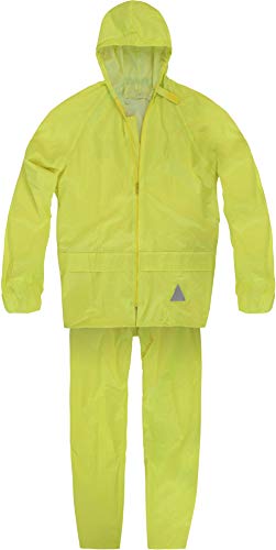 normani Wasserdichter Erwachsenen Regenanzug (Jacke und Hose) Farbe Gelb Größe S von normani