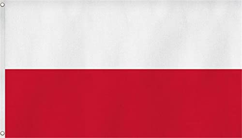 normani XXL Flagge Fahne, genäht in 150 x 250 oder 300 x 500 cm Farbe Polen Größe 300x500 von normani