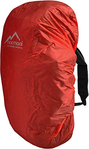 normani wasserdichter Regenueberzug Raincover Regenhülle für Backpacks Rucksack Farbe Dunkelrot Größe 100-130 Liter von normani