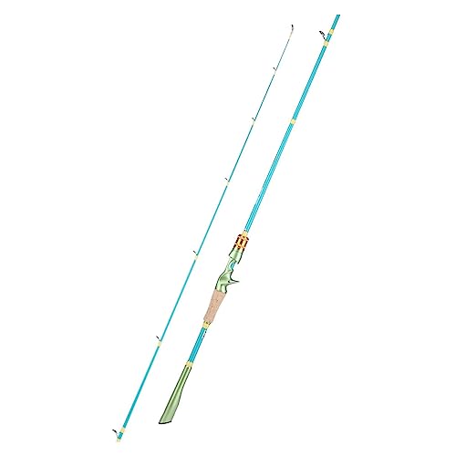 Angelrute, Leichte 1,8 m Angelrute Carbon WT 5-12 g Schnur Casting Spinnrute Angelgerät for Karpfen Forelle süßwasser Salzwasser, tragbare Angelrute(Size:Casting Rod) von nuwio