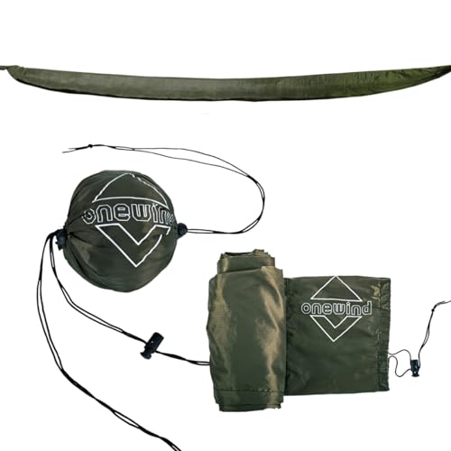 Onewind Hammock Tarp Sleeve, Lightweight and Durable Camping Tent Rain Fly Snakeskin for Hiking and Backpacking, Water Resistant and Lightweight, OD Green von onewind
