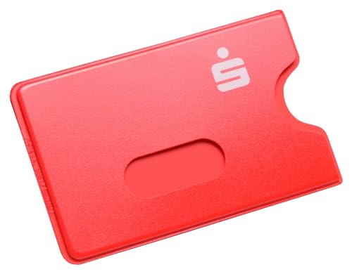 orgaexpert EC Kartenhülle Rot Sparkasse (3 Stück) hochwertig/stabil NEU Kreditkartenhüllen, Scheckkartenbox, Schutzhülle Ausweis von orgaexpert