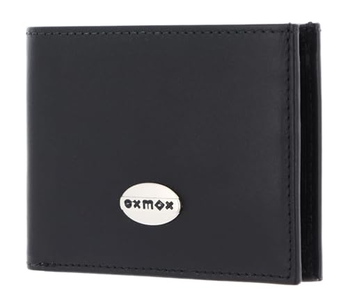 Oxmox Leather - Geldbörse 2cc 10.5 cm RFID black von Oxmox