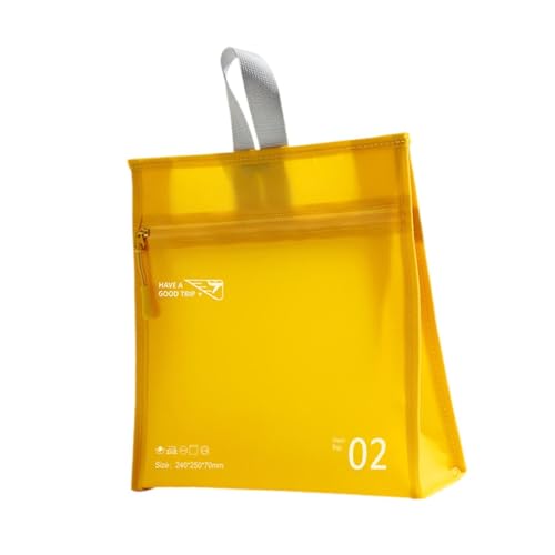 perfk Tragbare Make-Up Tasche Hängen Kosmetik Tasche für Mädchen Reise Koffer Hause Frauen, Gelb von perfk