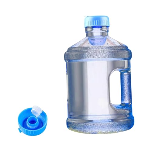 perfk Wasserspender Wasserflasche Wassertank rund mit Griffbehälter Flaschen Wasser Eimer für Autowäsche Küchen Haushalt, 3 Liter von perfk