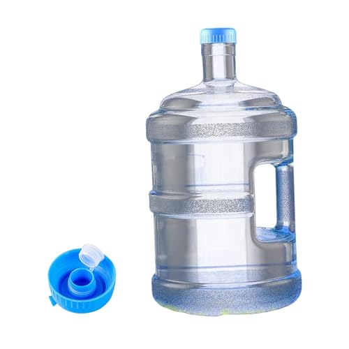 perfk Wasserspender Wasserflasche Wassertank rund mit Griffbehälter Flaschen Wasser Eimer für Autowäsche Küchen Haushalt, 5 L von perfk