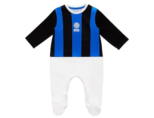 Inter phi promotions b.v. F.C Baby-Strampler, Nerazzurre-Streifen und Logo von Inter