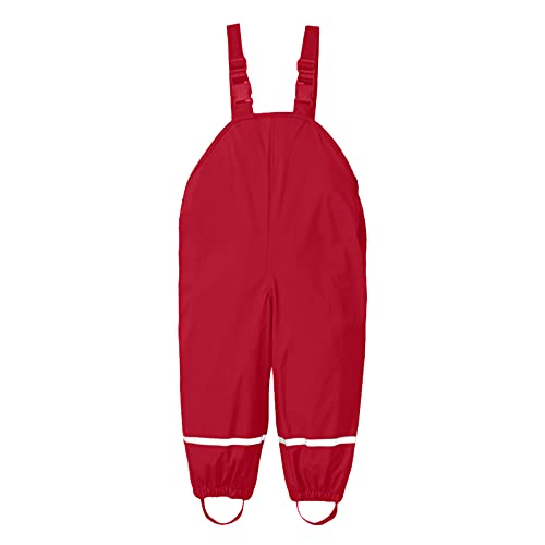 Regenmantel Kinder Matschhose Regenjacke Outdoor Wasserdichter Kleinkind Kinder Jungen Mädchen Regen Latzhose Winddicht wasserdicht Schlamm-Jumpui OutfitsNylon ideal für lässige Regenanzug 86 von pitashe_Bekleidung