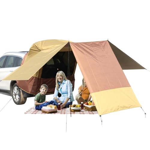 planning SUV-Zelt,SUV-Zelte für Camping | Outdoor-Heckklappenzelt,SUV-Auto-Campingzelt, vielseitiges Schutzzelt, 5–8-Personen-Kofferraumzelt für Camping, Outdoor-Camping-Zubehör von planning