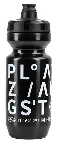 platzangst Lattitude Trinkflasche Schwarz von platzangst