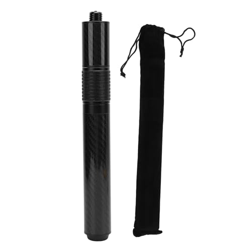 plplaaoo Pool Cue -Erweiterung Teleskoper Kohlefaser -Billard -Erweiterung Einstellbare Länge Universal Fit 25 cm bis 35 cm mit Aufbewahrungstasche für professionelle Spieler von plplaaoo