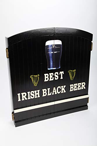point home Dartschrank Best Irish Black Beer, Dartscheibe im Retrolook, 60cm von point home