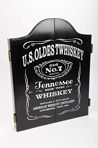 point home Dartschrank U.S. Oldest Whiskey, Dartscheibe im Retrolook, 64cm von point home