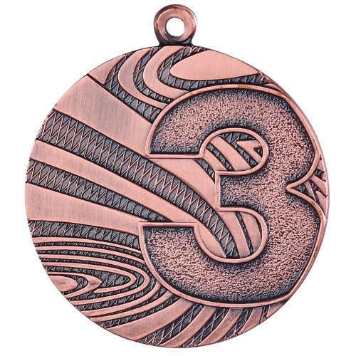 pokalspezialist 10 Stück Medaille Bronze aus Stahl, 40mm Durchmesser und 2 mm Höhe. von pokalspezialist