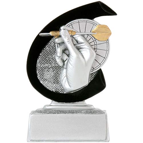 pokalspezialist Dart Pokal Arles Trophäe Preis 10 cm hoch günstig Minipokal von pokalspezialist