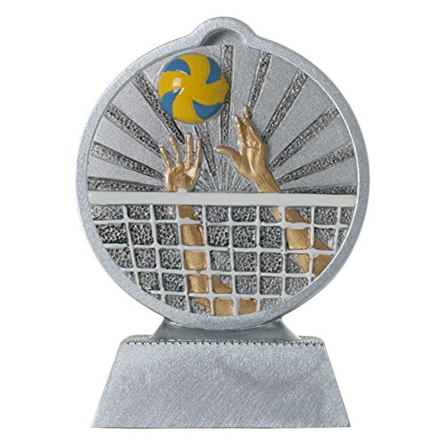 pokalspezialist Pokal mit 3D Motiv Volleyball Beachvolleyball Serie Ronny 10,5 cm hoch von KDS