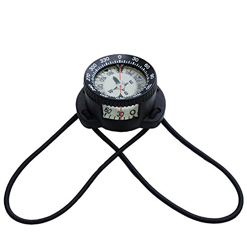 polaris Bungee-Kompass Pro +/- 30° Tauchkompass Diving Compass von POLARIS