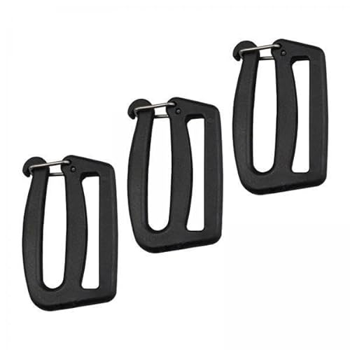 predolo 2X Gurtbandhaken Schlüsselanhänger Haken Clip Gurtbandschnallen Karabinerhaken für Campingausrüstung von predolo