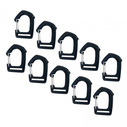 predolo 3X 10 Stück Gurtband Haken Schlüsselanhänger Clip Haken für Camping Gepäck Tasche DIY von predolo