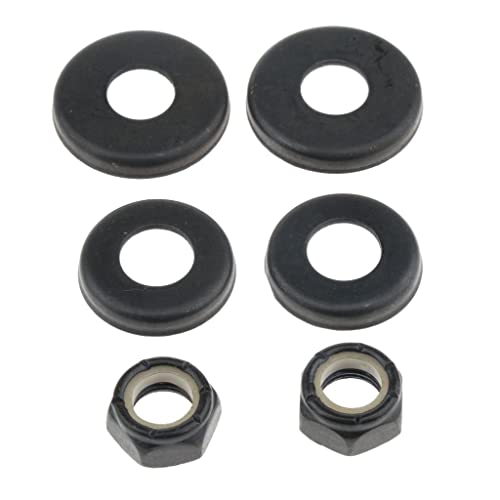 4 Stück Skateboard Washer Bea Nut Longboard Anwendbar 2 Farben, Schwarz von predolo