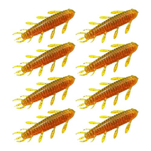 predolo 8-teiliges Set Hochwertige Angelköder für die Forellenfischerei, Gold von predolo