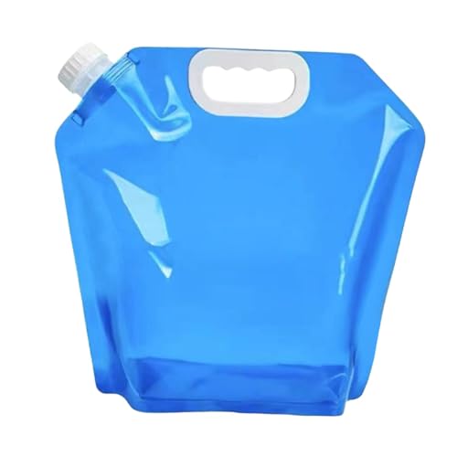 predolo Faltbarer Wasserbehälter Trinkwasser Auto Wasserträger Behälter Wassertank für BBQ, 5L Blau von predolo