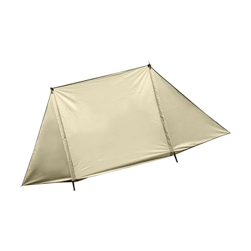 predolo Outdoor-Kocher Windschutz für Campingabenteuer, Beige, Dreieck 450cmx140cm von predolo