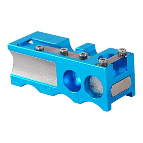 predolo Pool Queue Spitzenform Ersatz Set Aluminiumlegierung Billardspitzen Reparaturwerkzeug Mehrzweck Queue Spitzenform Zubehör Tragbarer Queue, Blau von predolo