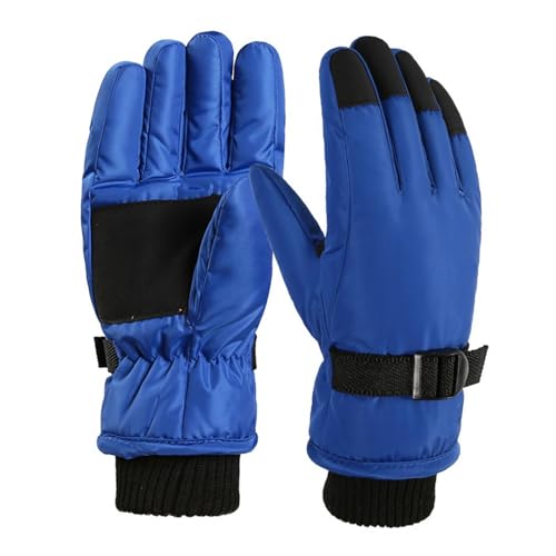 predolo Winterhandschuhe für Kinder, Handschuhe für kaltes Wetter, Schnee, Skihandschuhe für Mädchen, Jungen, Laufen, Spazierengehen, Wassersport, Snowboarden, Blau von predolo