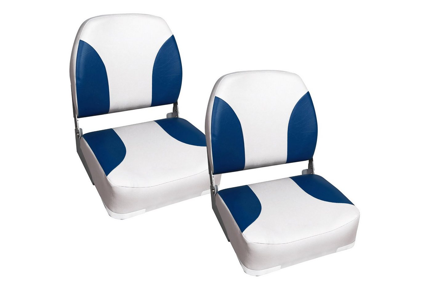 pro.tec Segelboot, (Set), Bootssitz im 2er-Set Weiß-Blau von pro.tec