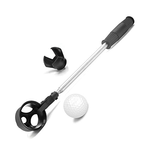 prowithlin Golfball-Retriever, rostfreier Teleskop Ballsammler für Wasser mit Golfball-Putter-Grabber-Klauen-Saugwerkzeug, Golfzubehör Golfgeschenk für Männer (1.83) von prowithlin