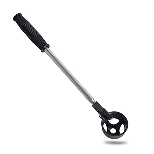 ptumcial Ball Retriever Golfball Retriever Edelstahl Teleskop Golfball Pick -up Scooper Picker für Golfzubehör Schwarz von ptumcial