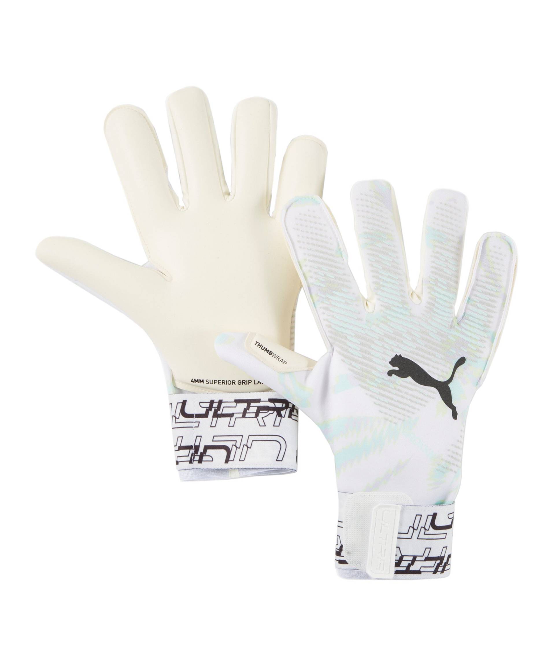 PUMA ULTRA Grip 1 BRILLIANCE Hybrid TW-Handschuhe Weiss Lila F01 von puma