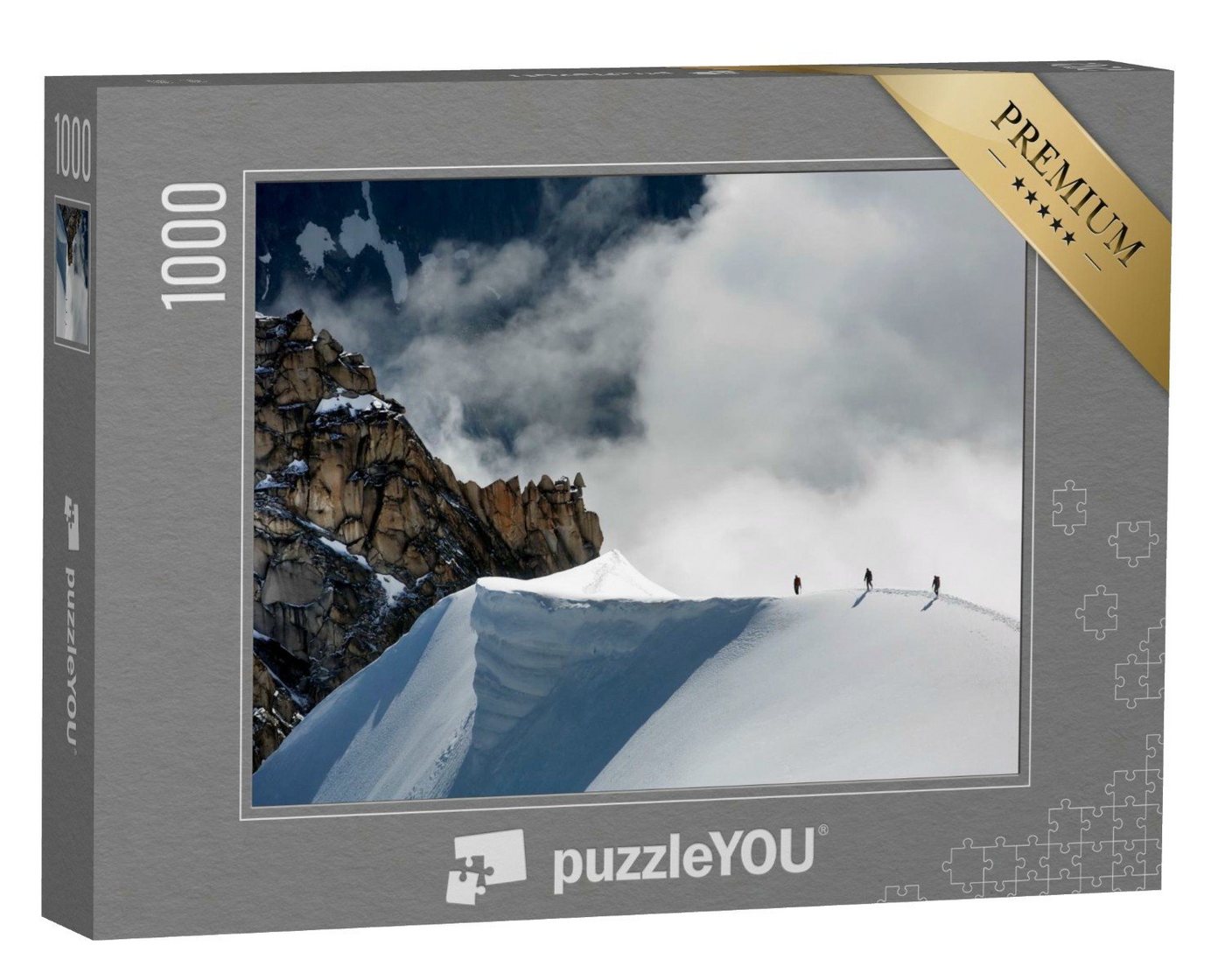 puzzleYOU Puzzle Hochalpinismus: Auf dem Weg zum Gipfel, 1000 Puzzleteile, puzzleYOU-Kollektionen Sport von puzzleYOU