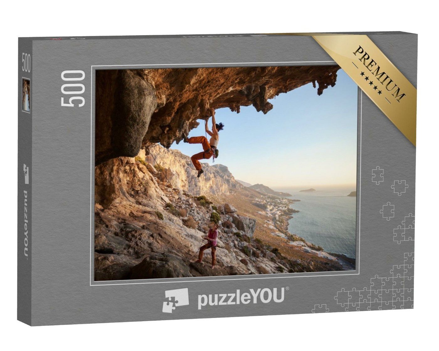 puzzleYOU Puzzle Kettern vor phantastischer Kulisse, 500 Puzzleteile, puzzleYOU-Kollektionen Sport von puzzleYOU