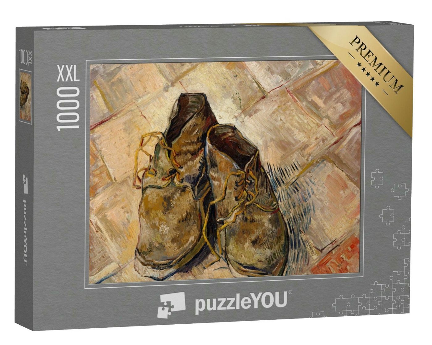 puzzleYOU Puzzle Schuhe, von Vincent Van Gogh, 1888, 1000 Puzzleteile, puzzleYOU-Kollektionen Künstler von puzzleYOU