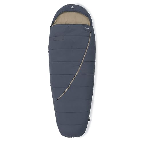 qeedo Buddy Mumienschlafsack - extra breit, groß, leicht, bequem - Sommerschlafsack mit kleinem Packmaß und Soft-Touch-Oberfläche, Outdoor Camping- & Reiseschlafsack in Eiform Unisex für Erwachsene von qeedo