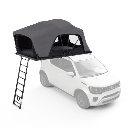 qeedo Freedom Compact 1+ Camping Dachzelt Auto für 1-2 Personen Liegefläche 210 x 110 cm Gewicht 50 kg von qeedo
