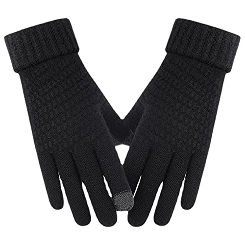 qiyifang Thermo-Handschuhe für Damen, Thermo-Touchscreen-Handschuhe für Herren, rutschfest, leicht, zum Wandern, Laufen, Radfahren, Fahren von qiyifang