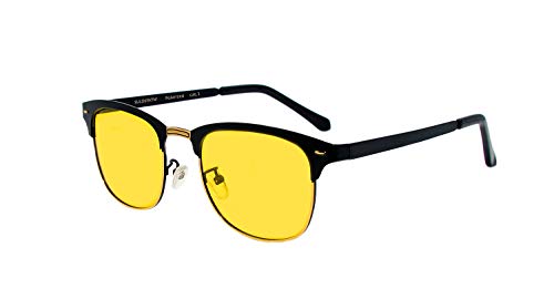 rainbow safety Herren Damen Sonnenbrille Auto Brille Nachtsichtbrille Polarisierte Gläser RWNP4 (Nachtfahrbrille) von rainbow safety