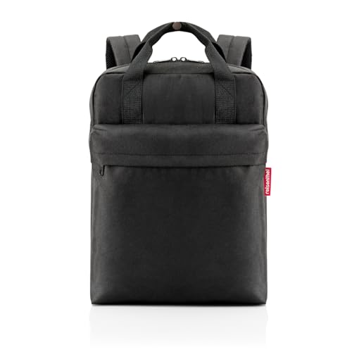 allday backpack M iso black - vielseitiger Tages-Rucksack, Hangepäck, für Arbeitsweg, Shoppingtour oder City-Trip von reisenthel
